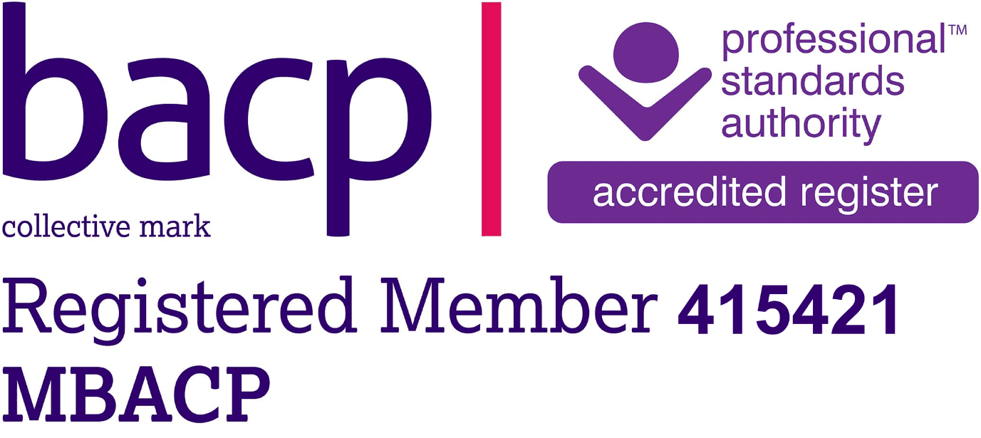 BACP Registered Member 415421, MBACP, Professional Standards Authority accredited register